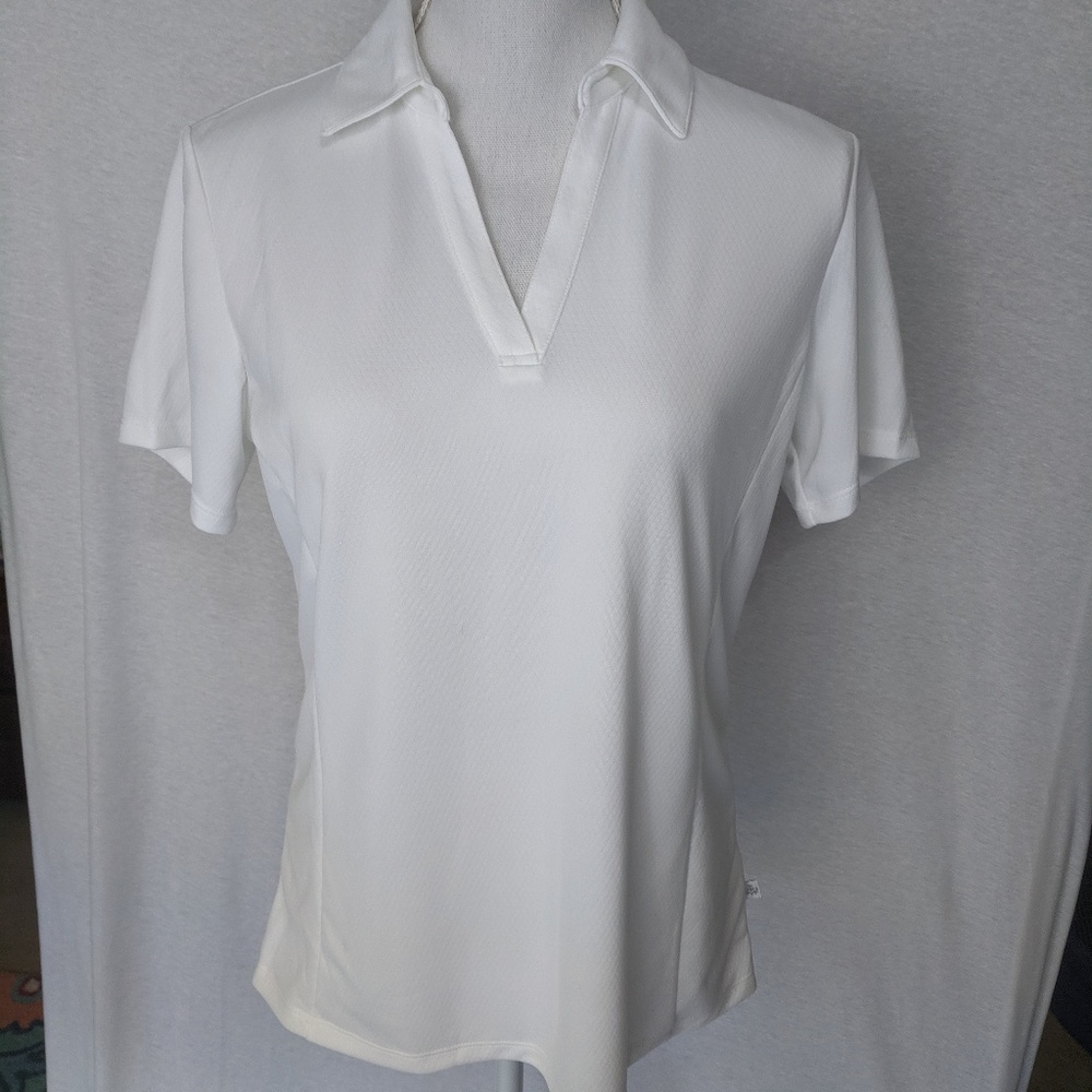 Lady Hagen Essentials NWT White Polo Collar